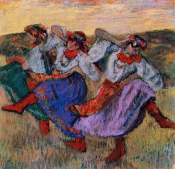 Edgar Degas : Russian Dancers II